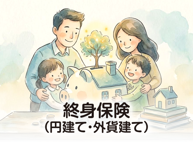 終身保険（円建て・外貨建て）